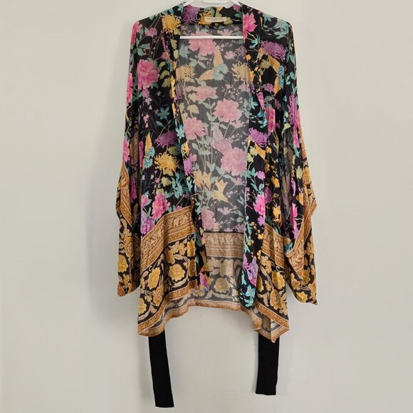 Spell & the Gypsy Collective Butterfly Firefly Short Robe SM b62E - Picture 6 of 12